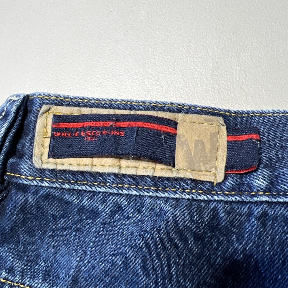 Vintage Willie Esco Duns Jeans Mens 38x34 Blue Pants Baggy Loose 90s Y2K Hip Hop - Picture 13 of 16